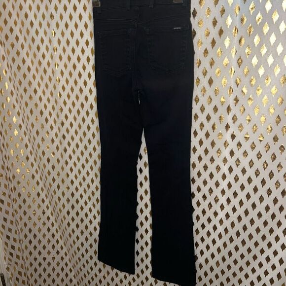 Vintage 90s GUESS jeans black size 24 XS - Picture 6 of 8